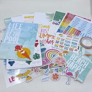 Cocoa Daisy July Summer Vibes Planning Sticker Kit *Used